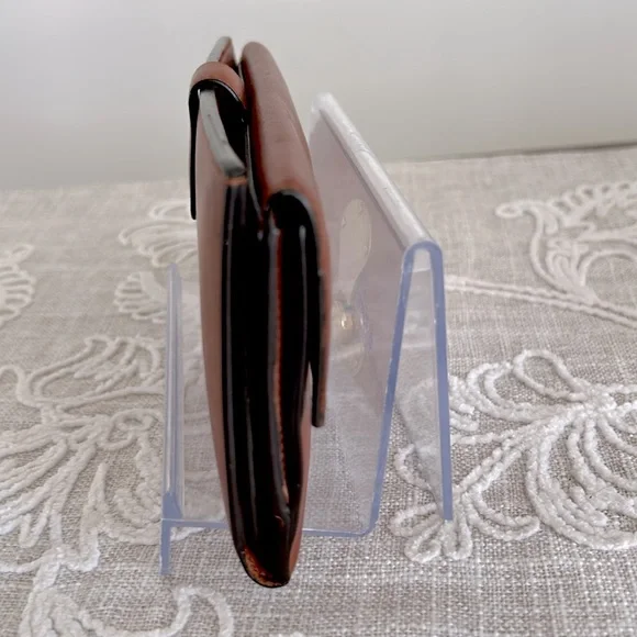 Ralph Lauren Authentic Ricky Collection Brown Leather Long Wallet With COA - Picture 5 of 16